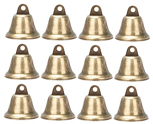 Operitacx 25St die Klingel Jingle Bells Weihnachtsanhänger für die Schmuckherstellung weihnachtsdeko Christmas Decorations kleine Glocke alte Glocken Schmiedeeisen Zubehör