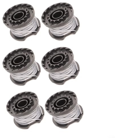 Trimmer Line Spool Replacement for Spear/for Jackson Cordless Grass Cutter CLGT2425H Model, Lawn Mower Strimmer Spool String & Wire Set(6 Pcs)