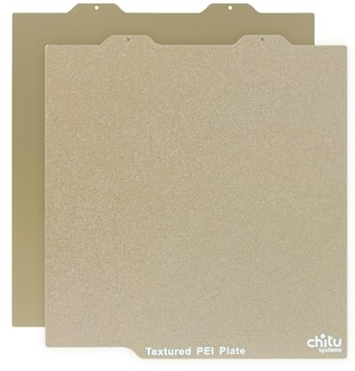 Doppelseitige PEI Bauplatte für Bambu Lab A1 Mini 3D Drucker, 184x184mm Textur PEI Bauplatte +Glattes PEI Blatt 3D Drucker Flexible Federstahl Abnehmbare Plattform