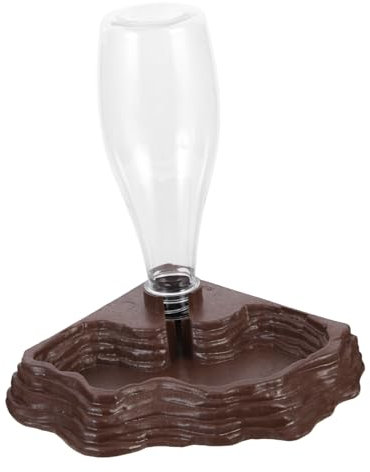 Kisangel Wiederverwendbarer Reptilientränke Mit Filter Praktische Bodentränke Für Schildkröten Kompakter Reptilienwasserspender Für Täglichen Gebrauch