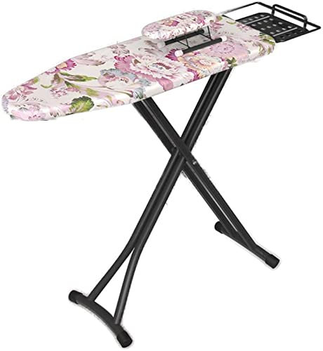 Tabla de Planchar de Gran Superficie, con Bandeja, Rejilla de Planchado Plegable de Metal, para Dormitorio, apartamento pequeño, balcón, Herramientas para Planchar Ropa (Color: A, tamaño: 13