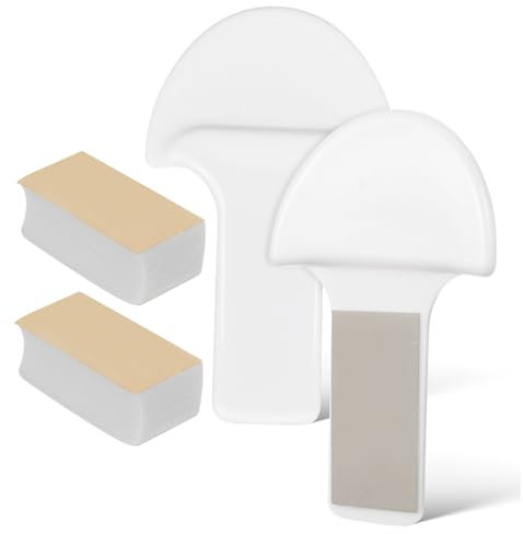 POPETPOP Lot de 2 Lève-Abattants Wc en ABS, Auto-Adhésifs, Robustes et Pratiques pour Salle de Bain et Lieu Public
