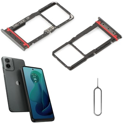 2PCS SIM Card Tray for Motorola Moto G 5G 2024 XT2417 SIM Card Slot Holder Replacement for Moto G 5G 2024 with Open Eject Pin(Green)