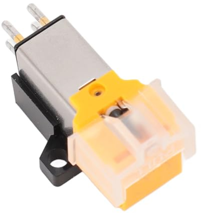 TOPINCN AT91 Stylet de Platine Vinyle à Aimant Mobile de Haute Précision Pour Tourne-disque - Matériau ABS en Métal - Pour les Amateurs de DJ
