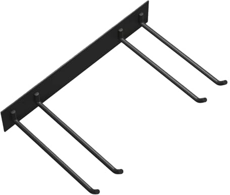 Genérico Organizador De Herramientas De La Pared,Estante de Almacenamiento Resistente Soporta 110 kg | Colgador para Pala | para Pala Escalera Rastrillo Escoba Garaje Jardin Hogar
