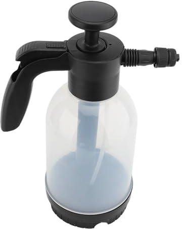 Acouto Skumspruta 2L Justerbart Tryck Skumpumpsspruta Handpump Tryckspruta för Biltvätt Trädgårdsmöbler Fönster Uppfart Däck Pumpsystem med Optimal Lätt Spruta