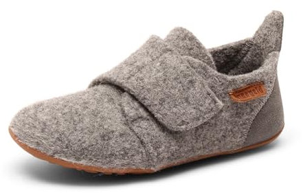 Bisgaard Unisex Kinder Casual Wool Slipper, Grau, 28 EU