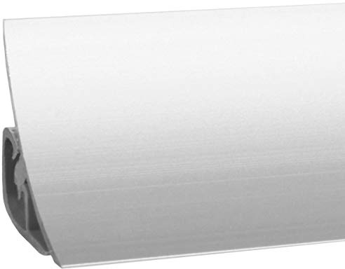 HOLZBRINK Küchenabschlussleiste Vollaluminium Küchenleiste Aluminium Wandabschlussleiste Arbeitsplatten 23x23mm 150 cm