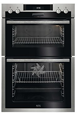 AEG Electric Built In Double Oven with Catalytic Liners - Stainless Steel