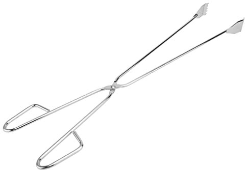 HEMOTON , pinza per rifiuti in acciaio inox, manico lungo, 60 cm, pinza per barbecue e , utensile per afferrare pickup per esterni, giardino, barbecue