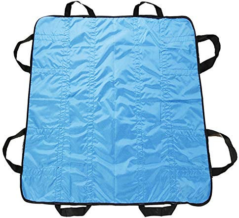 Almohadilla de Cama de posicionamiento con Asas de 122 x 101,6 cm, Protector de Cama para colchón de incontinencia, Correas para una fácil elevación y Transferencia, Reutilizable, Lavable, Calidad de