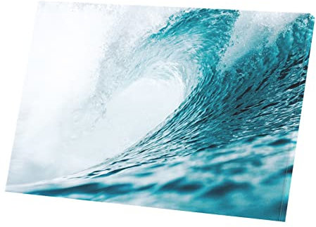 Fabulous Druck auf Leinwand Welle Meer Ozean Wasser Meeresfoto Tauchen Surfen Bali (45 cm x 30 cm)