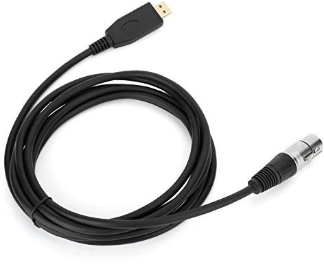 ASHATA USB Microphone Cable 6.5ft / 10ft,Professional USB to XLR Mic Link Converter Cable,USB Male to XLR Female Cable for Karaoke Microphone,Computer, Equipment. (#1)
