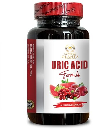 NATURAL URIC ACID FORMULA - antioxidants supplement, lower uric acid levels, water retention pills for men, water away pills diuretic supplements, diuretic pills for water retention - 1 Bottle