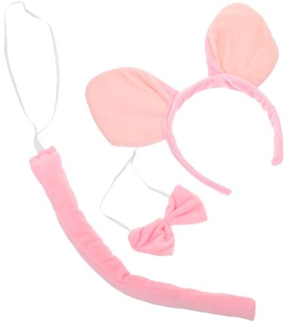 Holibanna 1satz Kostümset Für Schwein Teiliges Set Mit Stirnband Fliege Und Für Cosplay Geburtstagsfeiern Und Karneval Niedliches Design Für Unvergessliche Erinnerungen
