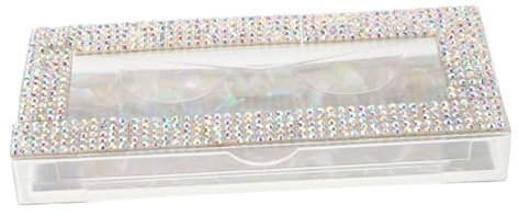 Holibanna Eyelash Storage Box Mit Tragebasis Eleganter Aufbewahrungshalter Für Falsche Wimpern Und Feuchtigkeitsschutz Praktische Und Tragbare Lösung Für Wimpernverlängerungen Und