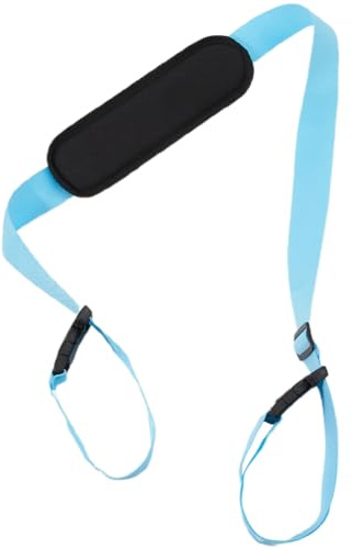 GORGECRAFT Correa de Transporte para Silla de Playa Correas de Hombro Antideslizantes Ajustables para Scooter Correas de Repuesto Azules Claras Universales Acolchadas para Mochilas Bicicletas