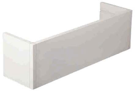 ERRULAN Ceiling Mount Cornice Boards Frame with Tracks, Heavy Duty Curtain Pelmet Box Panel, Window Cornice Valance Boxs for Curtains, Roller Blins, Venetian Blinds(2.1m/6.9ft)