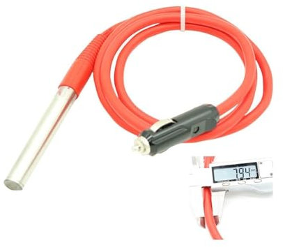 EZAGBPJK Chauffe-eau 12 V, cartouche chauffante 24 V, 100 W/200 W, 16 x 100 mm, thermoplongeur CC perfection(24V 200W)