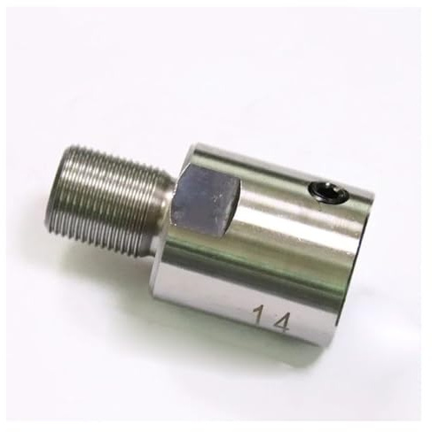 TBGCXJSV K01-50 Drehfutter, Dreibacken-M14 * 1 Pleuelstange für K01-50/63/80/100 selbstzentrierende Mini-Drehmaschinen aus Metall und Holz (M14-14 mm)