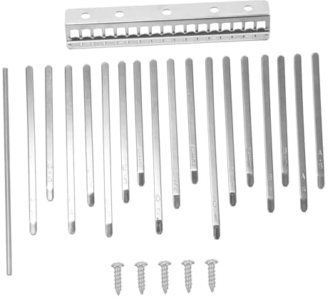 VICASKY Kalimba Daumenklavier mit Schönem Design und Resonanz Ersatzteile aus Metall 17 Tasten für Musik Lernen und Spielspaß