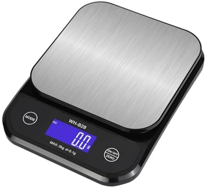 Balance électronique 10 kg 1 g, rechargeable par USB, étanche, 5 kg 0,1 g, balance de cuisine alimentaire, écran tactile, pesée numérique avec écran(10Kgx1g)