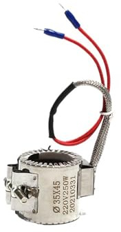 Xuro 42x50/60/70mm Keramik Band Heizungen 110V/220V/380V 300W-400W Heizelement for Spritzguss Maschinen Samowar(110V,300W 42x50mm(IDxH))