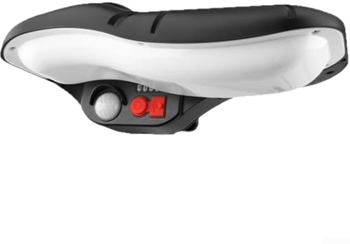 Lampada da parete a LED con sensore di movimento solare, per esterni, 1 pezzo, ricaricabile di tipo C, impermeabile, con rilevamento umano, per cortile, illuminazione impermeabile IP65