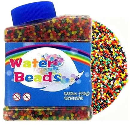 Generico Idrogel per Centrotavola, 20000 Perle D’Acqua Multicolore Effetto Galleggiante, Si Espandono A Contatto con L’Acqua, Adatte per Idrocoltura, Centri Tavola Evento, Decorazione Ufficio