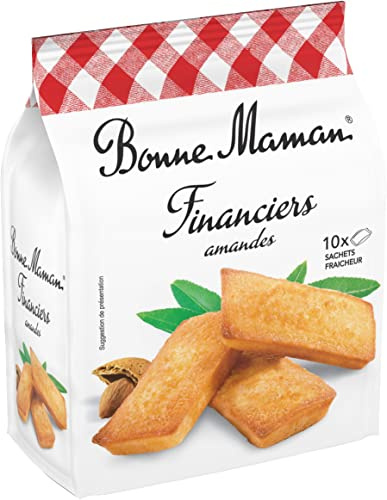 Bonne Maman Financiers Amandes pur beurre x10 en sachet individuel 250g
