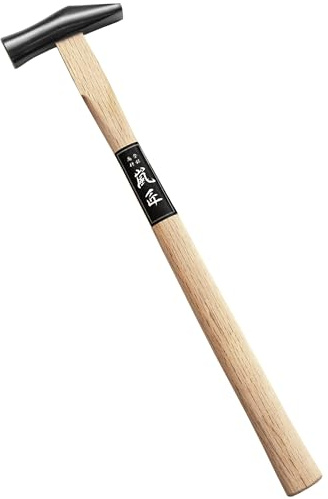RANSHOU Japanese Joiners Hammer KARAKAMI 6 oz, Precision Hammer for Nail, Sheet Metal, Woodworking, Wood Handle, Made in JAPAN