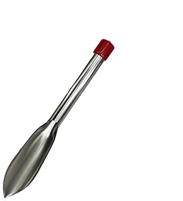 Paleta de jardín en Forma de Hoja de Metal de Acero Inoxidable, Herramienta Manual Resistente para macetas, excavación, trasplante, plantación, deshierbe (Size : Shaped trowel-1pc)