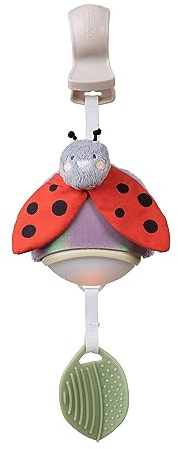 Taf Toys Musik & Licht Marienkäfer Take Along Spielzeug, Tragbare Baby Sound Maschine, Neugeborenen Schnuller, Säugling Musical Krippe Mobile, Perfekt für Bauchzeit und Gehirnentwicklung, geeignet für