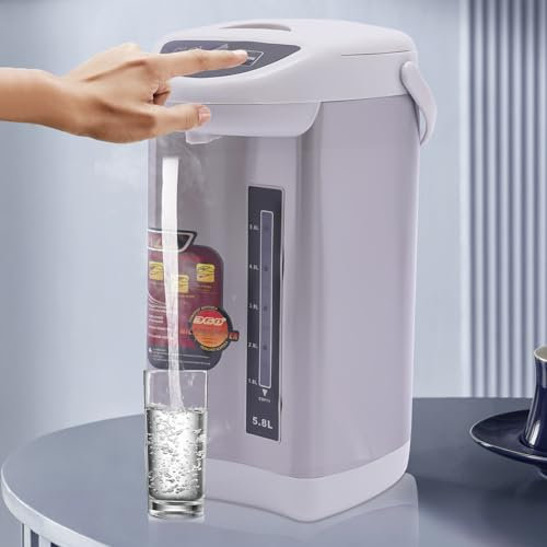 Glühwein-Spender Heißgetränkespender Edelstahl Punschkocher Heißwasserspender Wasserkocher Teekocher Glühweinkocher,Heißwasser-Spender (Grau)