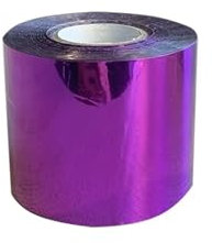 AOEGBY HeißPräGe-Folie 1 Rolle 5 cm x 120 m, 10 Farben, Heißprägefolie, Wärmeübertragung, PVC, Visitenkarten, Prägung beim Drucken, Basteln Hot Stamping Paper (Color : Purple)