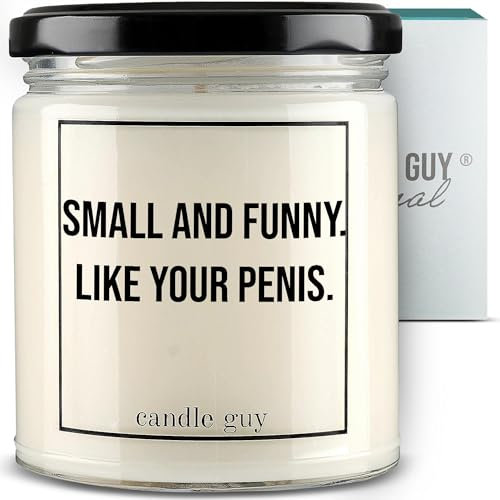 candle guy Duftkerze im Glas [Brennzeit 70h] - Duft-Kerze handgemacht mit Spruch | Freches Geschenk für Frauen, Freundin, Geburtstag | 100% Sojawachs, schöne natürliche Düfte mit ätherischem Öl