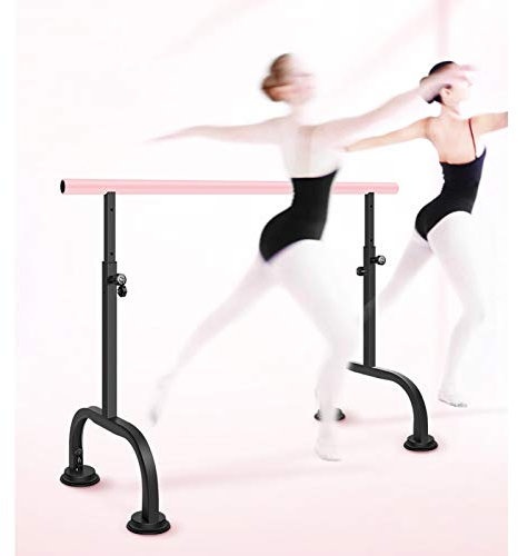 An der Wand montierte Ballettstange, höhenverstellbar, doppelte Stretchstange, Fester Fitness-Tanz-Trainingsstab für Erwachsene und Kinder