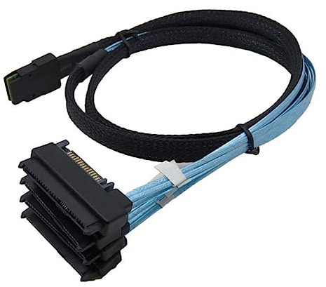 DOITOOL 0.5m Cable De Datos Sas De Puertos Cable Mini Sas Para Disco Duro Suministros Informáticos