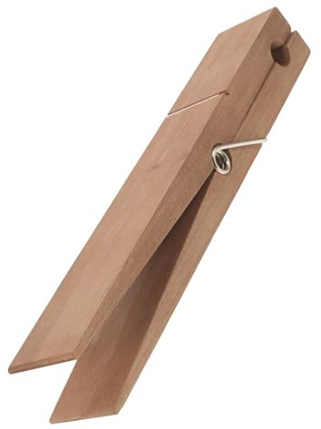Amosfun Molletta Gigante in Legno Per Asciugamani Da Bagno Clip Robusta Antiscivolo Portasciugamani Pesante e Salvaspazio Design Regolabile e Superficie Liscia Per Bagno e Lavanderia