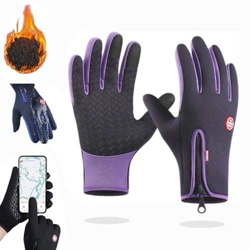 Generisch Frostfit - Thermo Handschuhe, Winter Fahrradhandschuhe Herren Damen, Premium Warm Gloves mit Winterfest, Wasserabweisend und Touchscreen-Funktion