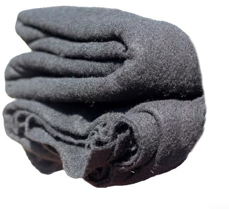 FACULX Lenzuolo inferiore in tessuto non tessuto nero per laghetto da giardino, protegge da rocce, radici, barriere paesaggistiche per pesci koi (2 x 3 m)