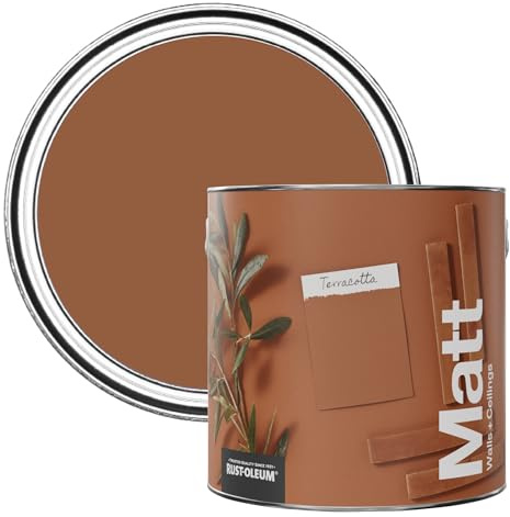 Rust-Oleum Matt Emulsion Wall Paint - Terracotta 2.5 litre