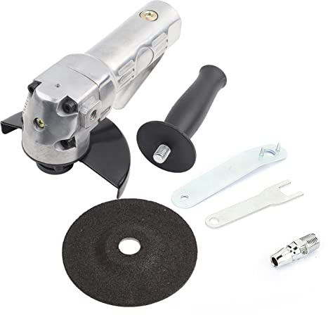 Lijadora Neumática Angular de 4 Pulgadas, Amoladora de Aire, 11000rpm, Rosca 1/4 - Alta Velocidad, Potente Rendimiento, Ideal para Mecánica y Construcción