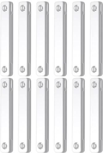 Magnetic Screens Strips - 12 Pack Adhesive Magnet Grills, Universal Window Door Fastening Kit, Practical Attachment for Home Office Garden RV, Easy Install Tool for Apartment Nursery Living Room