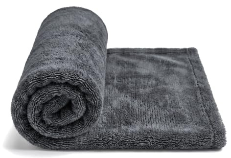 Solyxis Chiffon Sec pour Voiture XXL 90 x 60 cm 1800 g/m², Gris