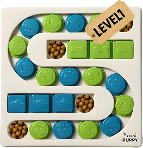Intelligensleksak för hundar valpleksak hundleksak intelligens snuffelspel hundleksak för liten hund tålamod aktivitetsleksak tvättbar tänkande leksak sökleksak vit