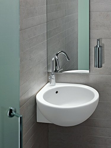 Sanitaires de salle de bain You&me lavabo d'angle suspendu ou support montage SX