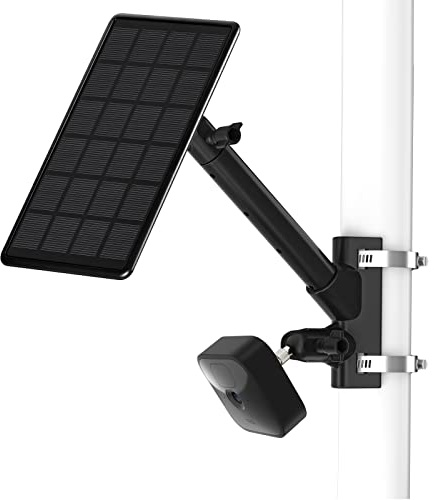 TIUIHU 2 in 1 Kamera Pole Montagehalterung für Neue Blink Outdoor 3/Outdoor 4/Outdoor 2K+/Blink XT/XT2/Blink Mini und Solar Panels, Anwendbarer Rohrdurchmesser Größe 50 mm-149 mm (1,96-5,9 Zoll)