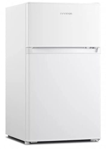 INFINITON | Frigorifico FG-A82B2P | Dos Puertas | Capacidad 85 L | Descongelación DEFROST | Alto 85 Cm | Clase Energética A+ /F | Temperatura Regulable | Color Blanco |