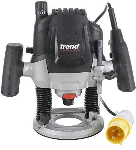 Trend 1/2 Inch Variable Speed Router for Kitchen Fitting, 1750W, 110V | Ideal For Kitchen Fitting, Worktop Joints And Timber Profiling With Smooth Variable Speed Control, T7ELK